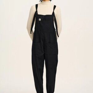 Lucy & Yak Original Cotton Dungarees BLACK